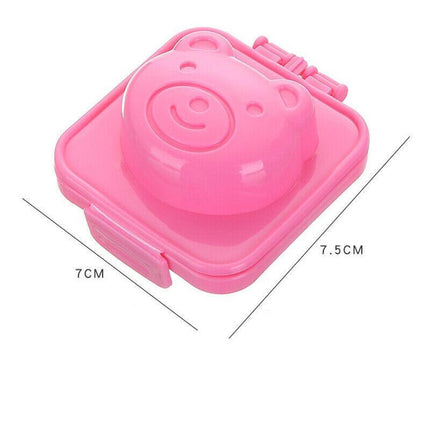 6Pcs Sandwich O7Z Maker boiled egg rice sushi Mold Mould Bento Cutter Decorating - Aimall