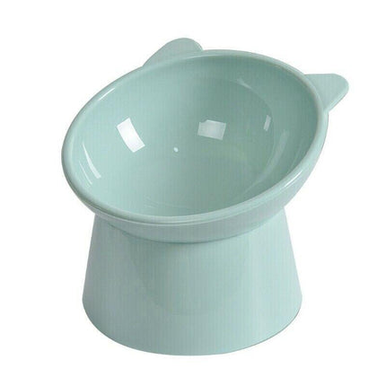 Elevated Pet Bowl Cat Dog Feeder Food Water High-foot Anti Vomiting Tilted Bowl - Aimall