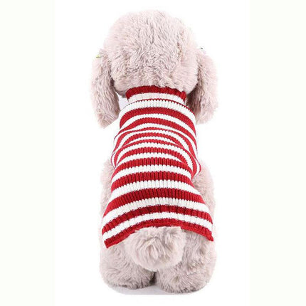 Jumper Sweater Clothes Cat Knitted Coat Puppy Pet Small Dog Winter Knitwear Warm - Aimall