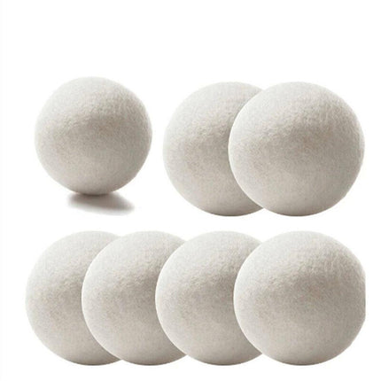 6PCS Wool Dryer Balls 100% Natural 7CM Hand Made Engergy Saving 1000 Loads AU - Aimall