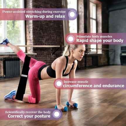 AOLIKES Set 3 Resistance Booty Bands Hip Circle Loop Bands Workout Exercise AU - Aimall
