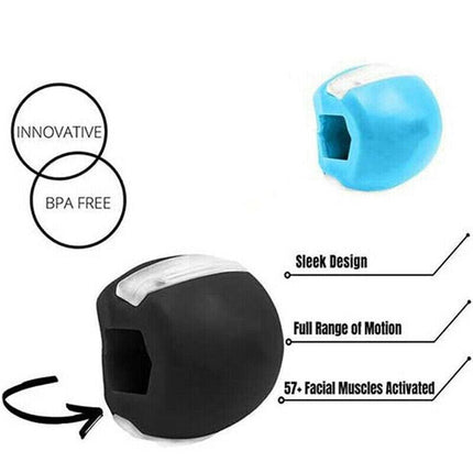Anti-Age Toning Neck Facial Toner Jaw Exerciser Fitness Face Muscle Jawzrsize AU - Aimall
