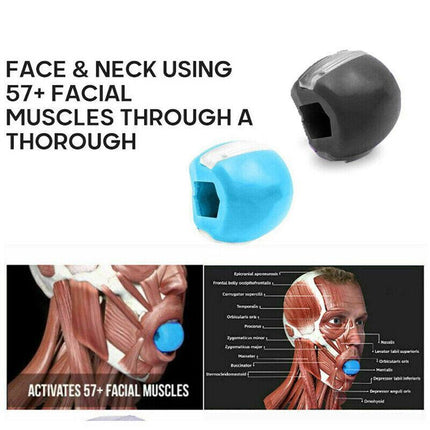 Anti-Age Toning Neck Facial Toner Jaw Exerciser Fitness Face Muscle Jawzrsize AU - Aimall