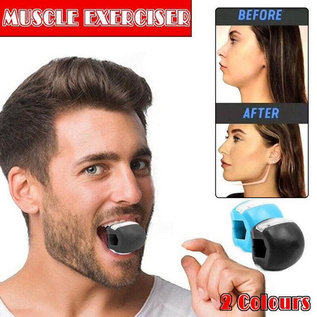Anti-Age Toning Neck Facial Toner Jaw Exerciser Fitness Face Muscle Jawzrsize AU - Aimall