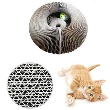 Magic Organ Cat Scratching Board Grab Board--Comes With A Toy Bell Ball AU Stock - Aimall