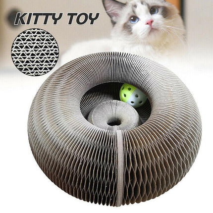 Magic Organ Cat Scratching Board Grab Board--Comes With A Toy Bell Ball AU Stock - Aimall