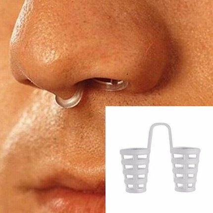 Silicone Anti Snore Nasal Dilators Stop Snoring Nose Clip Sleep Apnea Aid Device - Aimall