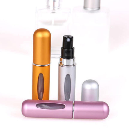 Travel Portable Mini Refillable Perfume Atomizer Bottle Scent Pump Spray 5ml AU - Aimall