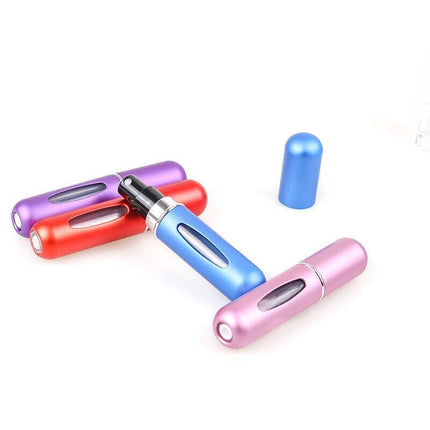 Travel Portable Mini Refillable Perfume Atomizer Bottle Scent Pump Spray 5ml AU - Aimall