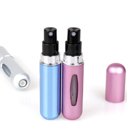 Travel Portable Mini Refillable Perfume Atomizer Bottle Scent Pump Spray 5ml AU - Aimall