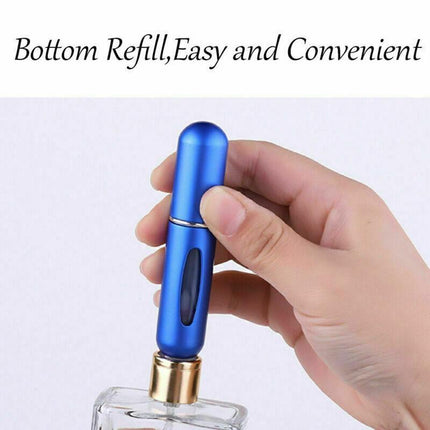 Travel Portable Mini Refillable Perfume Atomizer Bottle Scent Pump Spray 5ml AU - Aimall