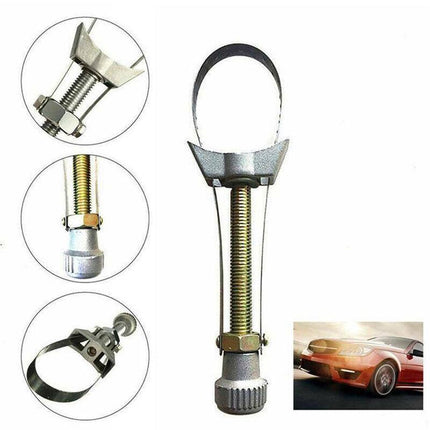 60-120MM Oil Filter Removal Tool Car Wrench Adjustable Strap Wrench Aluminium AU - Aimall