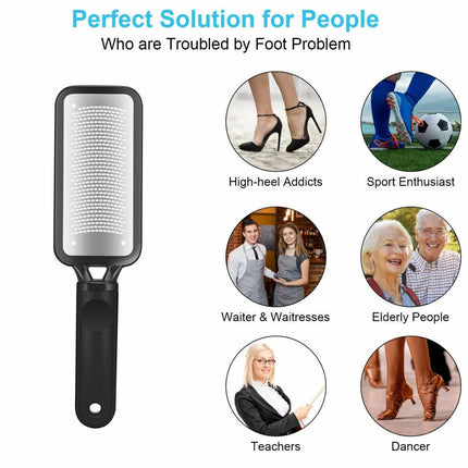 Stainless Steel Foot File Scraper Grater Pedicure Rasp Callus Remover Tool AU - Aimall