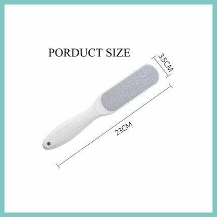 Double Sided Foot File Pedicure Rasp Scrubber Cleaner Dead Skin Callus Remover - Aimall