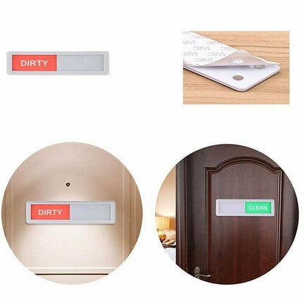 Clean Dirty Dishwasher Magnet Indicator Sign with a Non Scratch Magnetic Backing - Aimall