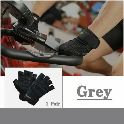 AOLIKES Weight Lifting Gloves Gym Bodybuilding Fitness Workout Cycling Crossfit - Aimall