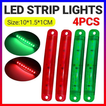 4PCS NEW Boat Navigation Lights Waterproof Marine Utility Led Strip Lights AU - Aimall