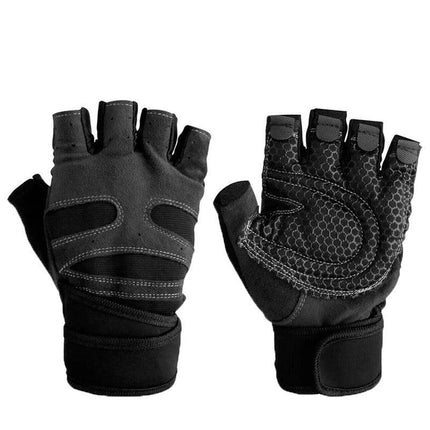 AOLIKES Weight Lifting Gloves Gym Bodybuilding Fitness Workout Cycling Crossfit - Aimall