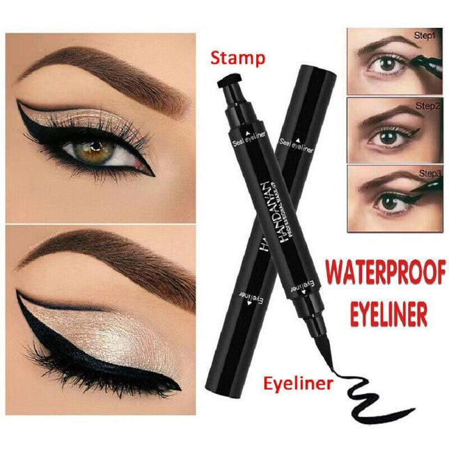 Winged Eyeliner Stamp Waterproof Makeup Eye Liner Pencil Black Liquid AU Stock - Aimall