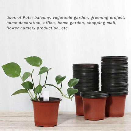 AU STOCK 20PCS SOFT PLASTIC PLANT POTS NURSERY SEEDLINGS CONTAINER 012 AU - Aimall
