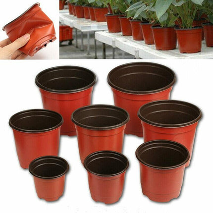 AU STOCK 20PCS SOFT PLASTIC PLANT POTS NURSERY SEEDLINGS CONTAINER 012 AU - Aimall