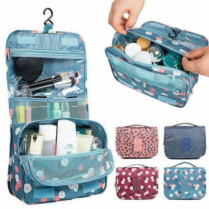 Travel Cosmetic Makeup Bag Hanging Toiletry Case Storage Large Bag Organizer AU - Aimall