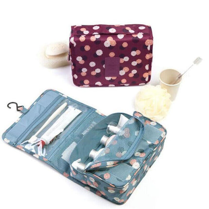 Travel Cosmetic Makeup Bag Hanging Toiletry Case Storage Large Bag Organizer AU - Aimall