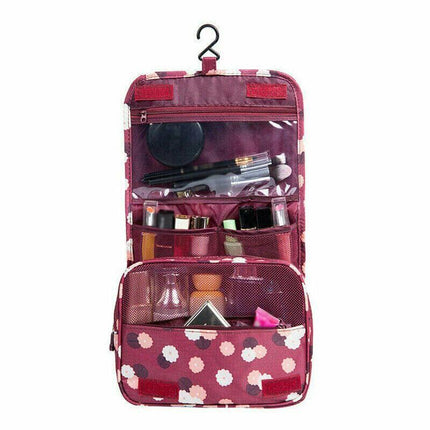 Travel Cosmetic Makeup Bag Hanging Toiletry Case Storage Large Bag Organizer AU - Aimall