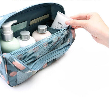 Travel Cosmetic Makeup Bag Hanging Toiletry Case Storage Large Bag Organizer AU - Aimall