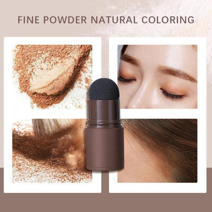 One Step Eyebrow Stamp Stencil Kit Perfect Shape Brow Powder Makeup Set Brown AU - Aimall