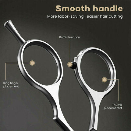 2pcs 6" Salon Hairdressing Scissors Hair Barber Shears Cutting Thinning Tool Set - Aimall