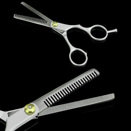 2pcs 6" Salon Hairdressing Scissors Hair Barber Shears Cutting Thinning Tool Set - Aimall