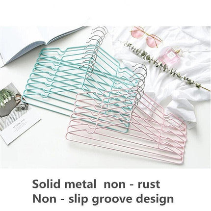 Up to 10X Stainless Steel Kids Clothes Hanger Children Child Baby Coat Hangers - Aimall