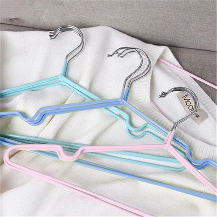 Up to 10X Stainless Steel Kids Clothes Hanger Children Child Baby Coat Hangers - Aimall