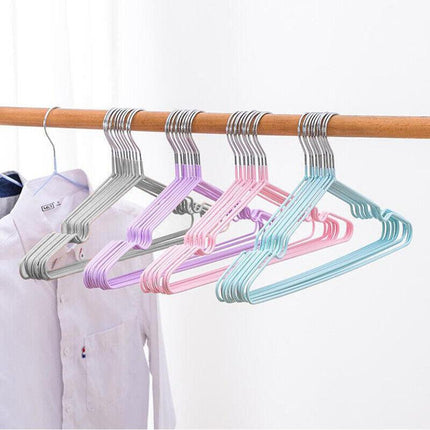 Up to 10X Stainless Steel Kids Clothes Hanger Children Child Baby Coat Hangers - Aimall