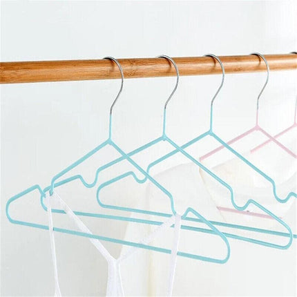 Up to 10X Stainless Steel Kids Clothes Hanger Children Child Baby Coat Hangers - Aimall