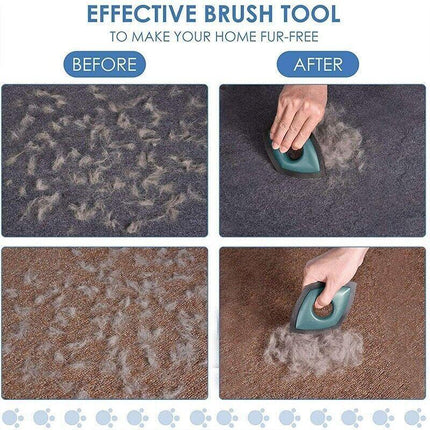 Dog Pet Hair Remover Brush Reusable Fur Cat Lint Cleaning Brush Removal Roller - Aimall