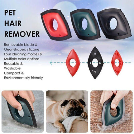 Dog Pet Hair Remover Brush Reusable Fur Cat Lint Cleaning Brush Removal Roller - Aimall