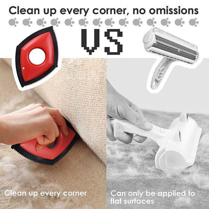 Dog Pet Hair Remover Brush Reusable Fur Cat Lint Cleaning Brush Removal Roller - Aimall