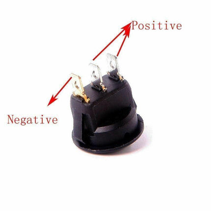 10x Blue Light LED 12V Car Boat Truck Round Rocker Toggle ON/OFF Round Switch AU - Aimall