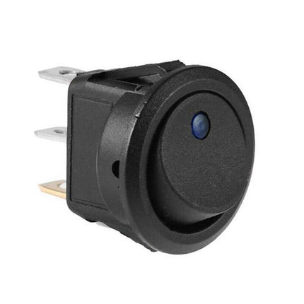 10x Blue Light LED 12V Car Boat Truck Round Rocker Toggle ON/OFF Round Switch AU - Aimall