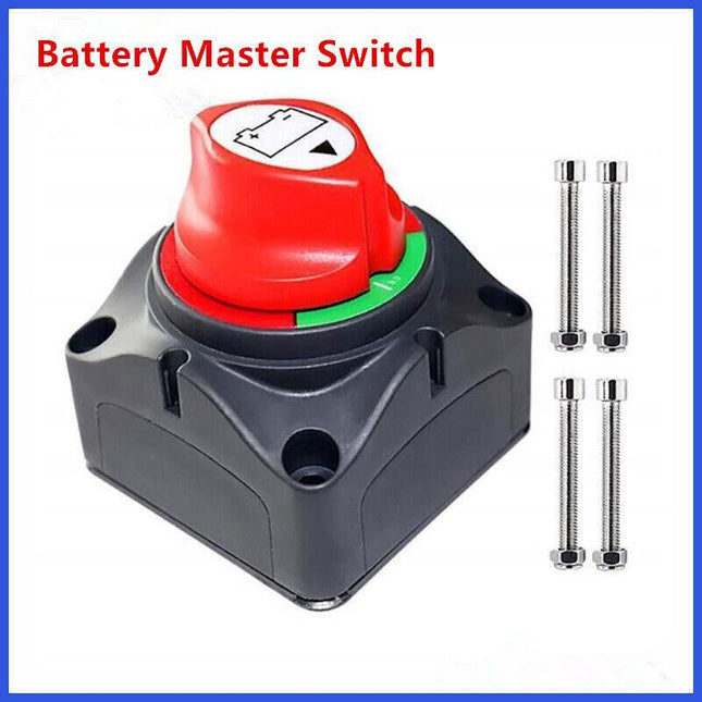 12V/24V/48V 300A Battery Master Disconnect Switch Boat Marine Caravan Isolator - Aimall