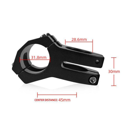 Cycling Bicycle Aluminium Alloy MTB Mountain Bike Handlebar Stem 31.8mm AU Stock - Aimall