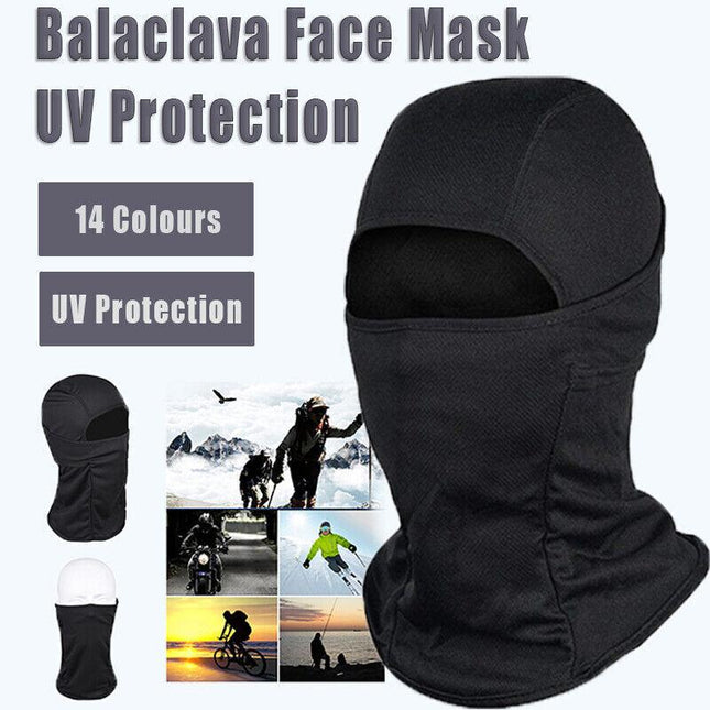 Balaclava Face Mask UV Protection for Men Women Ski Motorcycle Riding Running AU - Aimall