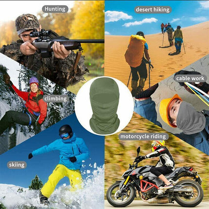 Balaclava Face Mask UV Protection for Men Women Ski Motorcycle Riding Running AU - Aimall