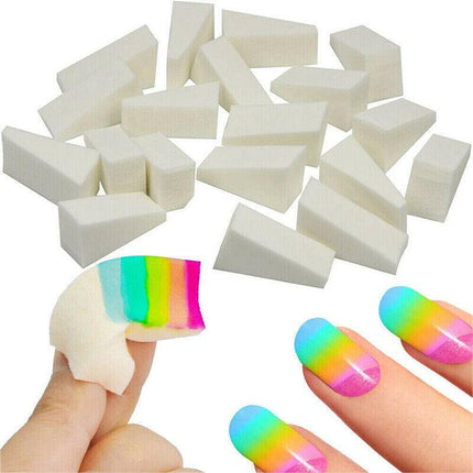 5/10 Makeup Sponge Cosmetic Wedges Nail Art Blend Foundation Contour Facial Puff - Aimall