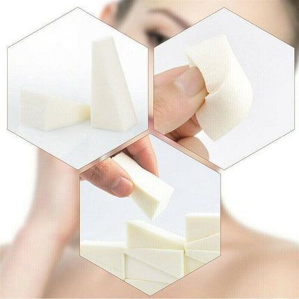 5/10 Makeup Sponge Cosmetic Wedges Nail Art Blend Foundation Contour Facial Puff - Aimall
