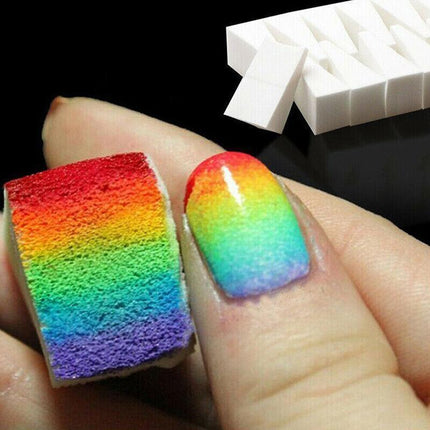 5/10 Makeup Sponge Cosmetic Wedges Nail Art Blend Foundation Contour Facial Puff - Aimall