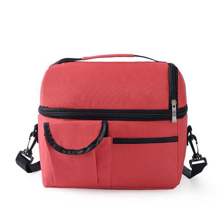 Insulated Lunch Bag Box Tote Cooler For Adults Women Men Hot Cold Food Thermal - Aimall
