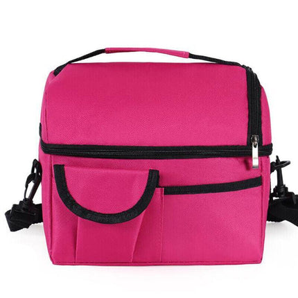 Insulated Lunch Bag Box Tote Cooler For Adults Women Men Hot Cold Food Thermal - Aimall